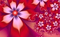 pic for Red Flower Pattern 